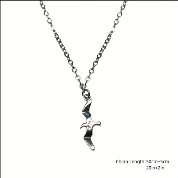💛TS 1989 Seagull inspired necklace - Silver Pendant - Stylish Swift inspired - Picture 4 of 8